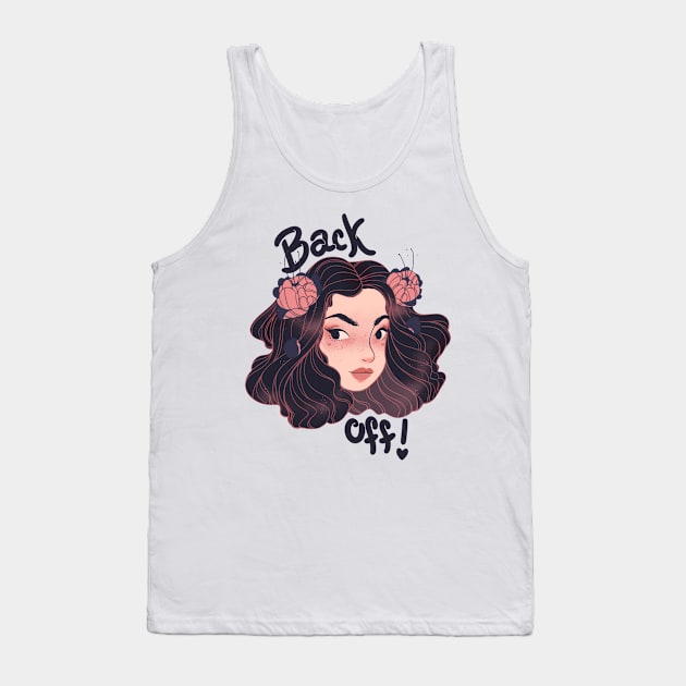 Back Off! Tank Top by lanajay